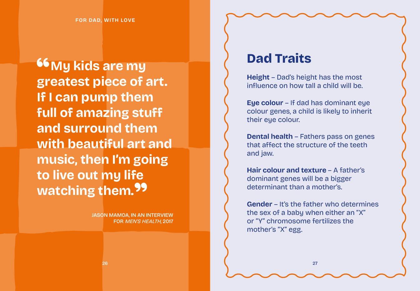 For Dad, With Love lommebog